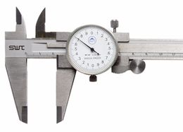 Freeshipping Dial Caliper 8" 0-200mm/0.02 Stainless Steel Shock-proof Metric Measurement Gauge Vernier Caliper Measuring Tool