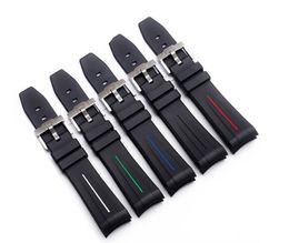 KOSTENLOSES GESCHENKWERKZEUG, BESTE QUALITÄT, 20 mm GRÖSSE, WEICHES GUMMI-B-ARMBAND FÜR SUB 116610LN, 116610, 116719, 116710 usw. ZUBEHÖR FÜR UHRENARMBANDUHRENBÄNDER