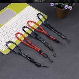 Short Strap Wrist Lanyard Unisex Woven Texture Durable Nylon Hand Strap Ket Lanyard Universal for Smartphone Camera 1000pcs/lot