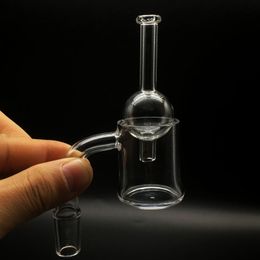 3mm Wall 30mm OD Evan Shore Quartz Banger With Bubble Cap XXL 10mm 14mm 18mm Male Female Quartz Banger Nails For Dab Rigs