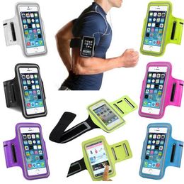 Water Resistant Cell Phone Armband case Sports Running Gym Case Waterproof Armband Holder Pounch For iPhone 6 7 8 case Bag Huawei Samsung