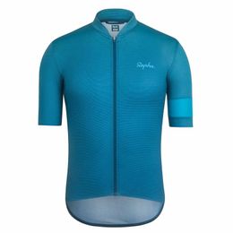 RAPHA Team Mens Cycling jersey Short Sleeve Shirts Road Racing Clothing Breathable Pro MTB BIke Maillot OutdoorSports Uniform S21033147