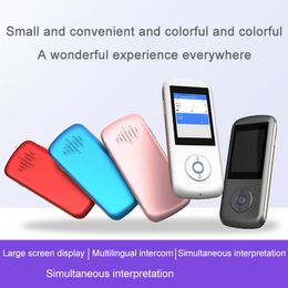 Newest 2.4 inch screen Wireless Smart Portable Translator Spanish English French Korean Language Voice Simultaneous Translation