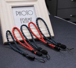 Simple Fashion Mobile Phone Lanyard Men And Women General Short Wrist Rope Digital Camera Self Timer Lever Short Lanyard 500pcs/lot