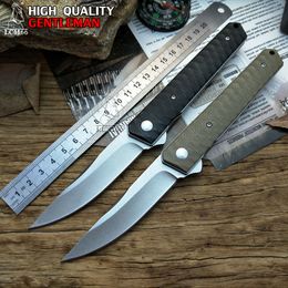 LCM66 tactical Folding knife G10 handle Camping Outdoor Survival Knives Hunting Tools Very Sharp free delivery High quality knife Quick knif