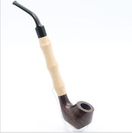 Black Sandalwood, Bamboo Knots, Fine Long Pipes, Philtre Tips, Old-fashioned Portable