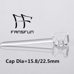 4 Inch Quartz Carb Cap With One Air Hole&Handle Cover 15.5mm 22mm Bowl Special Edge Fit Domeless Smoking Banger Perfectly 272