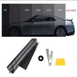 Car window tint film roll 15% VLT auto glass tinting film for hose office car sunshade residential commercial 50*300cm