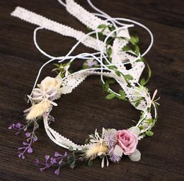 New flower tassel hair sassy female Colour headwear bride exterior shooting hair accessories