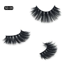 Hand made False Eyelashes Mink hair 3D Fake Lashes for Eyes 16 styles available Brand New DHL Free YL003