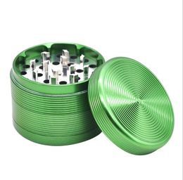 New type cigarette mill diameter 63mm Aluminium alloy 4 layer thread metal cigarette lighter smoke cutter