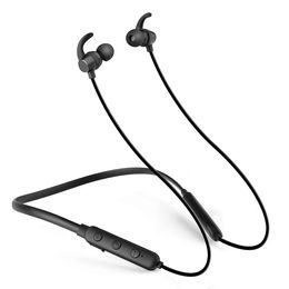 Waterproof Handsfree Bluetooth Headset Wireless Stereo Earphone With Mic Ultralight Headphone Earloop Earbuds For iOS iPhone Andorid Phone