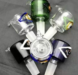 Crooked color eye bubble head ,Wholesale Bongs Oil Burner Pipes Water Pipes Glass Pipe Oil Rigs Smoking 14mm
