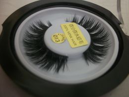 3d Mink False Eyelashes 1 Pair Handmade Round Case Long Thick Cross Natural Makeup Faux Eye Lashes Extension for Woman High Quality 013
