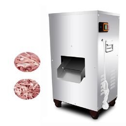 commercial meat slicer machine Canada - Hot Sale Electric commercial meat slicer slicing Stainless steel automatic Meat Sliced meat dicing cutting machine