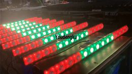 8 pieces Indoor Dj disco14pcs 5W warm white led wall washer + 56 *0.5w RGB 3in1 pixel wall washer led beam bar light