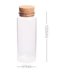 Wholesale 100pcs/lot 150ml Empty Glass Bottle With Cork,5oz clear glass vial