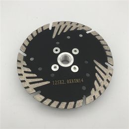 Turbo Diamond Saw Blade 5 inch (125 mm) Cutting Disc for Granite Stone Concrete Tile with M14 Flange