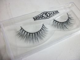 3D Short Eyelashes Eyelashes A03 Natural False Lashes Extensions 100% Hand Made Transparent Box Pack