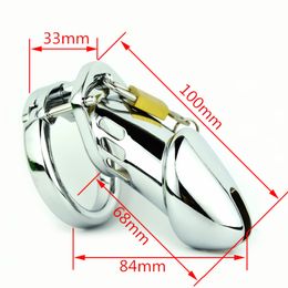 Male Chastity device cock Cage metal Chastity Belt Sex Toys Penis Cage CB6000 Drop shipping Y1892003