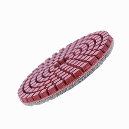 10 Pieces 4 Inch D100mm Wet Polishing Pads 6mm Thickness Grinding Disc Resin Pads for Concrete and Terrazzo Floor