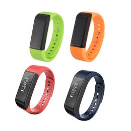 I5 Plus Bluetooth Smart Sports Bracelet Wireless Fitness Pedometer Activity Tracker with Steps Counter Sleep Monitoring Calories Track