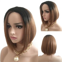 Glueless Full Lace Wigs For Black Women Natural Color Brazilian Human Hair Wigs Silk Straight