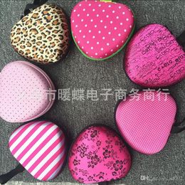Invisible Bra Storage Boxes EVA Love Heart Shaped Organizer Thicken Eco Friendly Mini Bag Easy To Carry 7nd BB