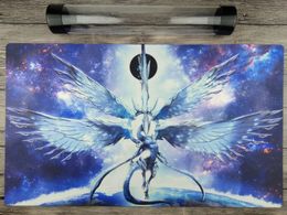 Deep-Eyes White Dragon YuGiOh Custom Playmat TCG Mat Free High Quality tube Free Shipping