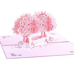 Laser Cut 3D Love Paper Handmade Greeting Cards For Valentine's Day Wedding Birthday Invitations Festive Party Supplies