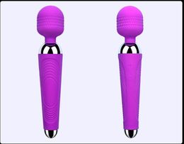 HIgh quality Powerful oral clit Vibrators for Women USB Charge AV Magic Wand Vibrator Massager Adult Sex Toys for Woman Masturbator