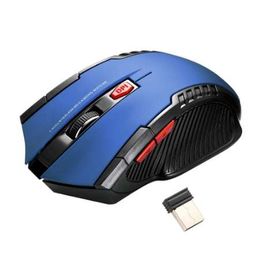 2.4G Wireless Mouse 6 Buttons Professional Optical Mouse Adjustable 2400DPI Wireless Gaming Mouse Gamer Mice For PC Laptop