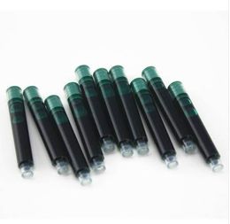 30pcs Brand High Quality Best Design caliber 3MM Fountain Pen Ink Cartridge Refills green