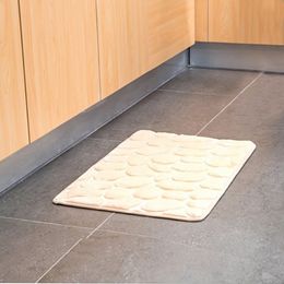 Hot Sale Simple 3D Cobblestone Doormats Home Entrance Hall Door Mats Bedroom Bathroom Kitchen Living Room Anti-skid Carpet