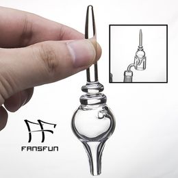 New phat glass carb cap Smoke with dabber OD 23.5mm fit 25mm quartz banger nail dome for water bong dab rigs