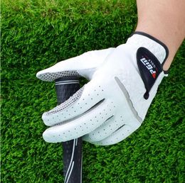 New Golf Gloves Men's Left Right Hand Soft Breathable Pure Sheepskin With Anti-slip Particles Golf Glove