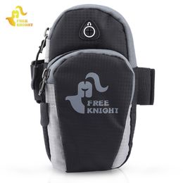 Free Knight FK801 Water Resistant Running Cycling Mobile Phone Pouch Arm Bag compartment can hold phone within 7 inches