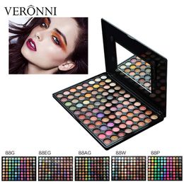 Newest 88 Colour Eyeshadow Palette Matte Glitter EyeShadow Diamond Shimmer Eye Primer Warm Colour Eye Shadow Women Gift