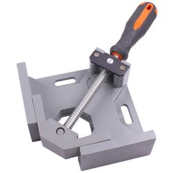 Free Shipping 1PCS Woodworking Tools Aluminum Single Handle 90 Degree Right Angle Clip Clamp Photo Frame Swing Jaw Corner Clamp Vise