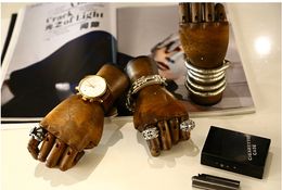 High Quality Fashionable Wooden Hand Mannequin Hand Model Factory Direct Sell