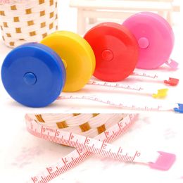 Mini Ruler Measuring Tape Measure Retractable Metric Belt Colorful Centimeter Inch Tailor Ruler Children Height Ruler