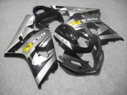 black grey faring kit for suzuki gsxr600 gsxr750 04 05 k4 aftermarket gsxr600 750 2004 2005 fairings set hj12