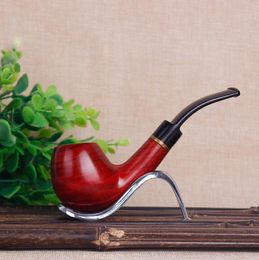 2018 new red sandalwood solid wood handmade portable filter pipe