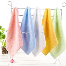 2017 new infant Towels Soft bamboo fiber Baby handkerchief kids Bibs Washcloth Wipes 5 colors 25*25cm C1828