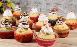 Assorted 30 styles holiday party baking cup cupcake paper liners muffin cups