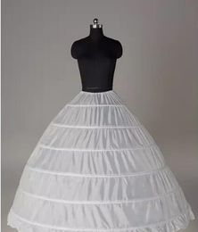 petticoats for quinceanera dresses Australia - 2018 In stock Ball Gown Petticoat Cheap White Crinoline Underskirt Wedding Dress Slip 6 Hoop Skirt Crinoline For Quinceanera Dress