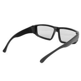 Circular Polarised Passive 3D Stereo Glasses Black H4 For TV Real D 3D Cinemas L15
