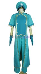 Cardcaptor Sakura Syaoran Li Showron Green Uniform Outfit Cosplay Costume A018