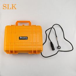 Yellow electronic nail temperature controller box kit with 6 in 1 titanium nail ti cap coil heating dabber titanium tool