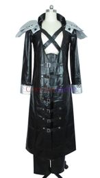 Final Fantasy Sephiroth Black Halloween Cosplay Set Costume